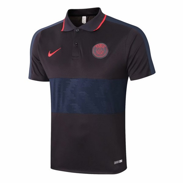 Polo Paris Saint Germain 2020 2021 Negro Rojo